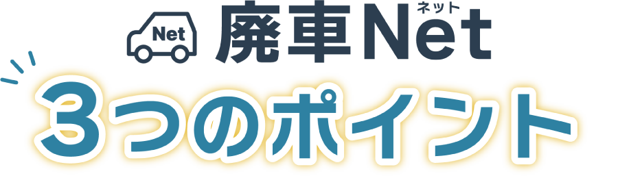 高価買取・廃車までのカンタンステップ